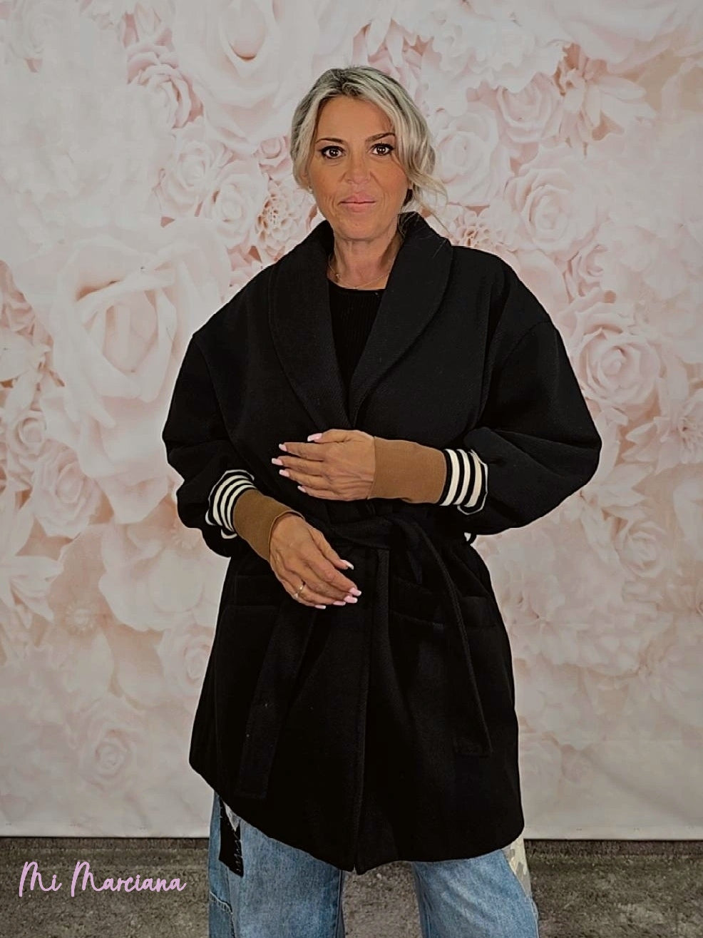 ABRIGO MANGAS RAYAS JOT