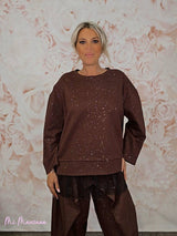 SUDADERA GLITTER TUL