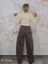 JEANS BALLON MARRÓN JOT