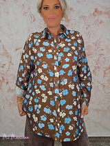 CAMISA ESTAMPADA GASA STRASS JOT