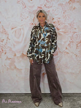 CAMISA ESTAMPADA GASA STRASS JOT