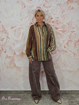 CAMISA ESTAMPADA GASA STRASS JOT