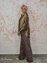 CAMISA ESTAMPADA GASA STRASS JOT