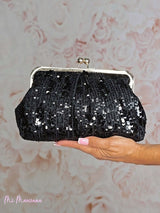 SAC À PAILLETTES AVEC CHAÎNE DORÉE