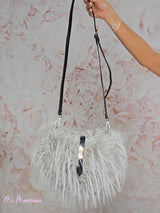 SAC À CHEVEUX AVEC LABANDE EN CUIR