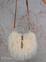 SAC À CHEVEUX AVEC LABANDE EN CUIR