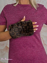 MITONES PELO ANIMAL PRINT