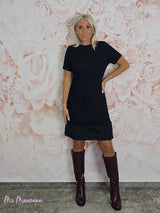 VESTIDO CURTO DE PELE TRICÔ