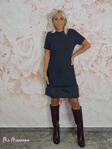 VESTIDO CURTO DE PELE TRICÔ