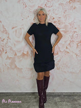 VESTIDO CURTO DE PELE TRICÔ