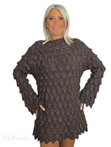 VESTIDO CALADO RELIEVE JOT