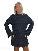 VESTIDO CALADO RELIEVE JOT