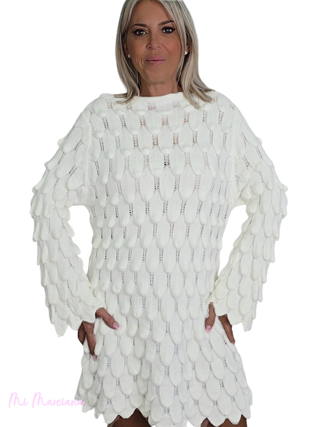 VESTIDO CALADO RELIEVE JOT