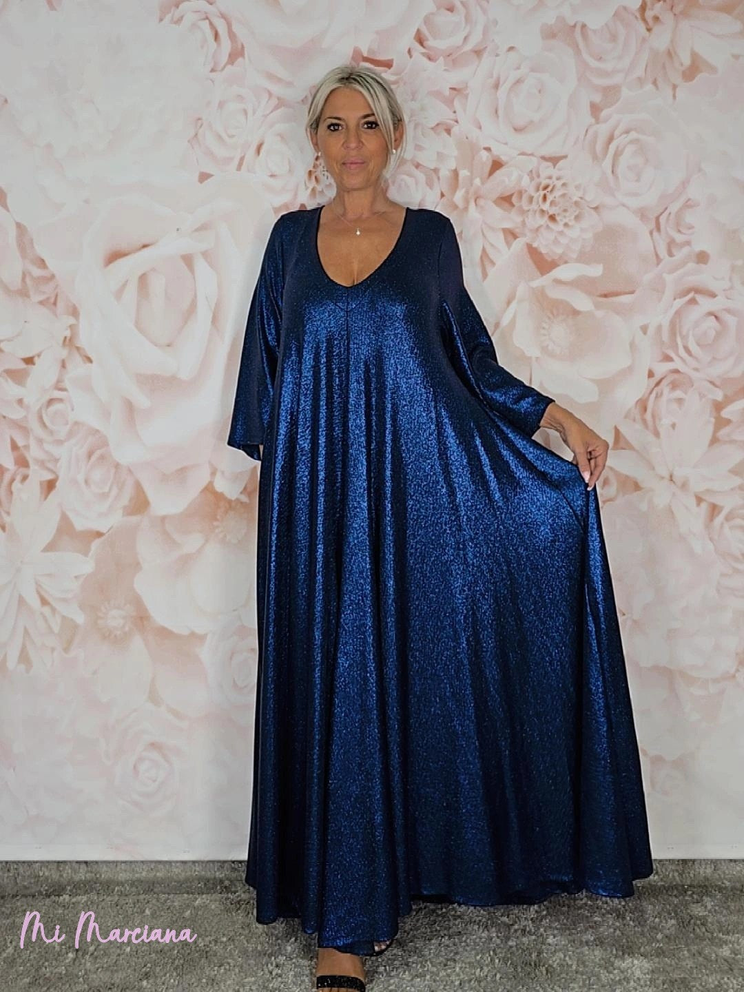 VESTIDO OVERSIZE PICO LUREX