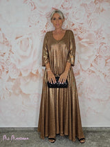 VESTIDO OVERSIZE PICO LUREX