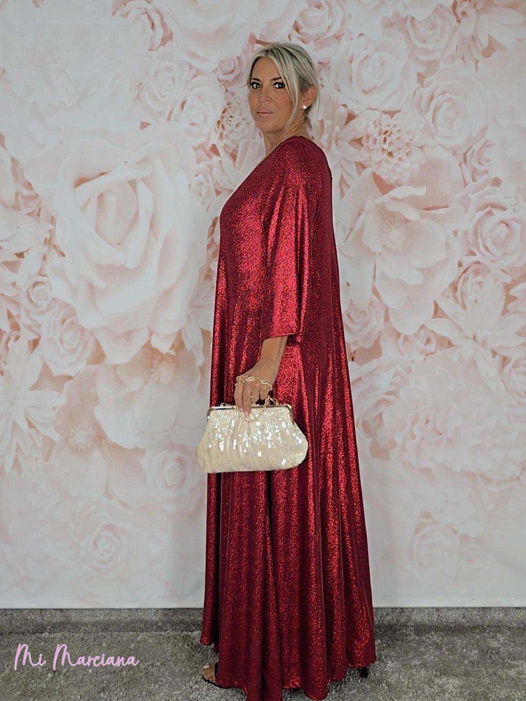 VESTIDO OVERSIZE PICO LUREX