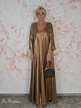 VESTIDO OVERSIZE PICO LUREX