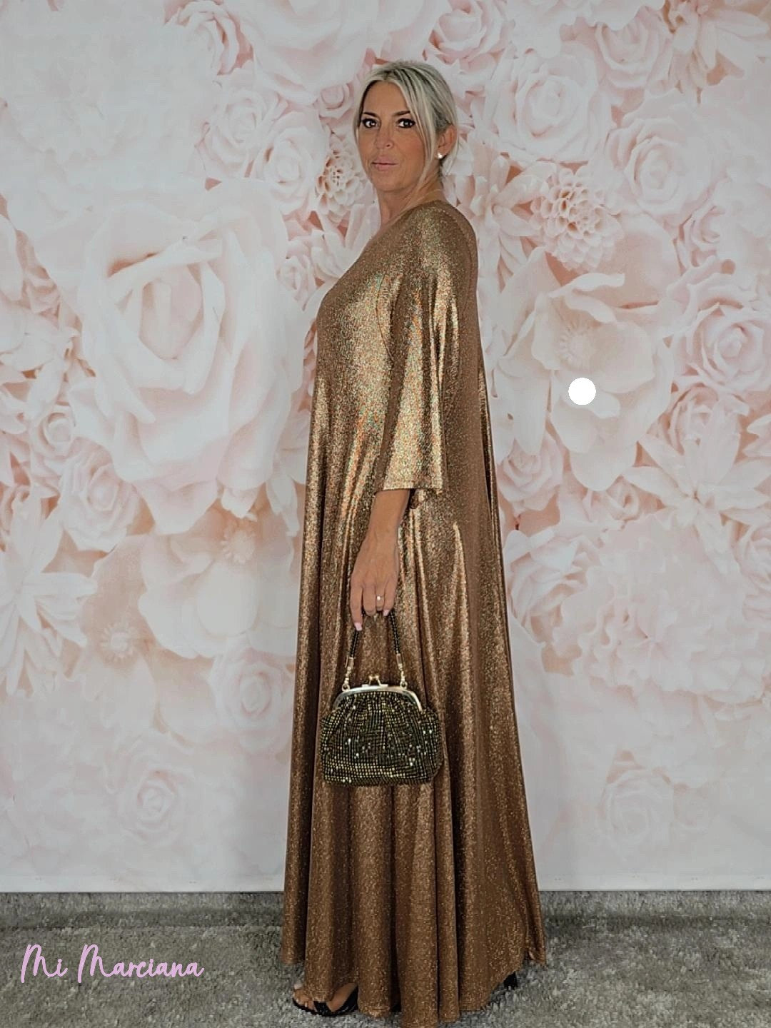 VESTIDO OVERSIZE PICO LUREX