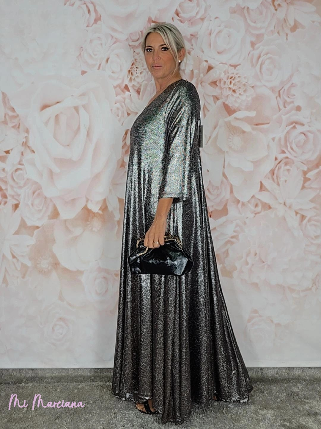 VESTIDO OVERSIZE PICO LUREX