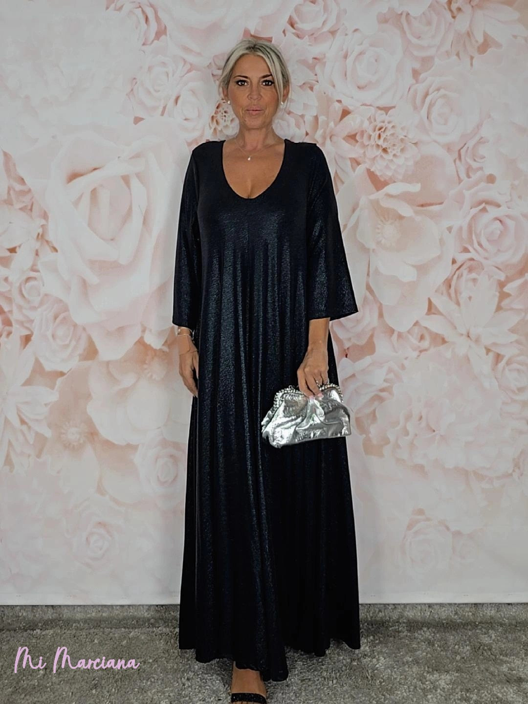 VESTIDO OVERSIZE PICO LUREX