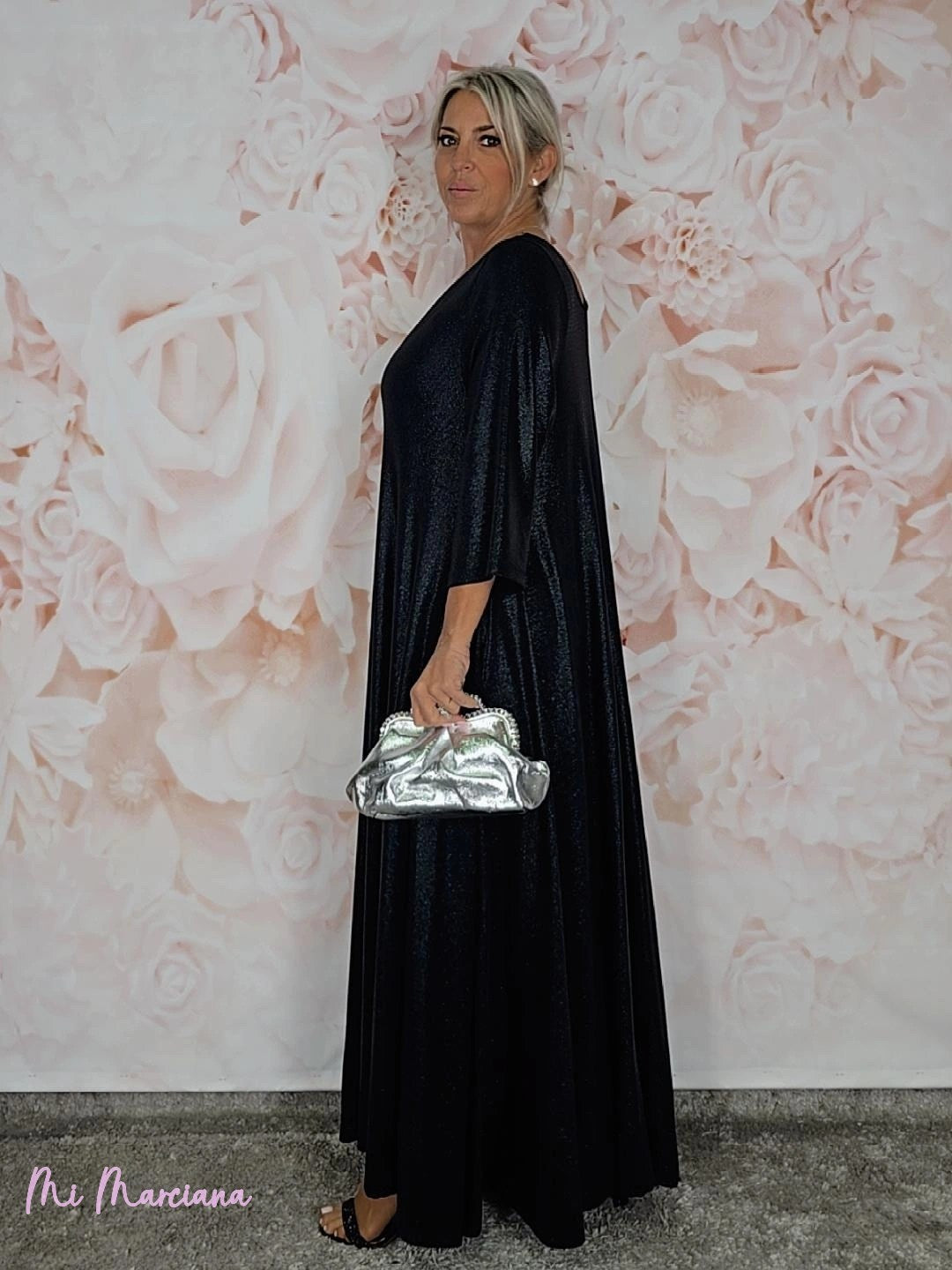 VESTIDO OVERSIZE PICO LUREX