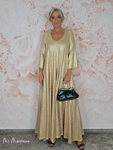 VESTIDO OVERSIZE PICO LUREX