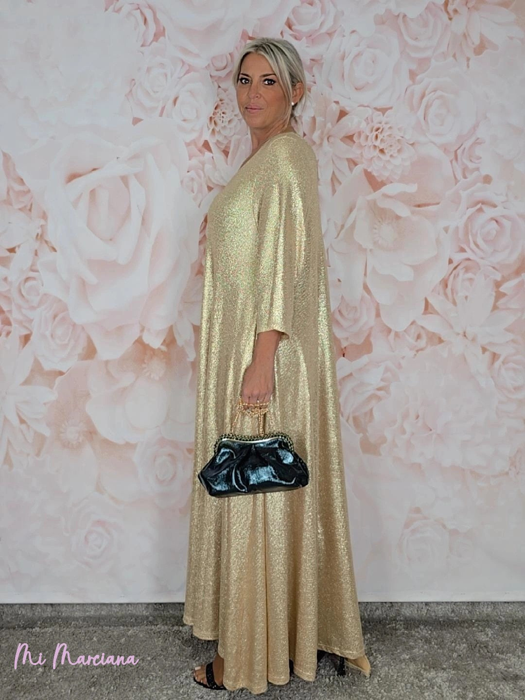 VESTIDO OVERSIZE PICO LUREX