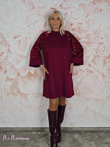 VESTIDO DE PAETÊS OVERSIZED