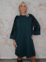 VESTIDO DE PAETÊS OVERSIZED