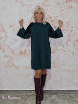 VESTIDO DE PAETÊS OVERSIZED
