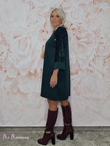 VESTIDO DE PAETÊS OVERSIZED