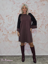 VESTIDO DE PAETÊS OVERSIZED