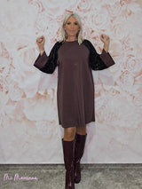 VESTIDO DE PAETÊS OVERSIZED