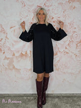 VESTIDO DE PAETÊS OVERSIZED