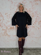 VESTIDO DE PAETÊS OVERSIZED