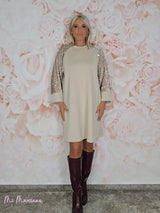 VESTIDO DE PAETÊS OVERSIZED