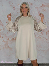 VESTIDO DE PAETÊS OVERSIZED