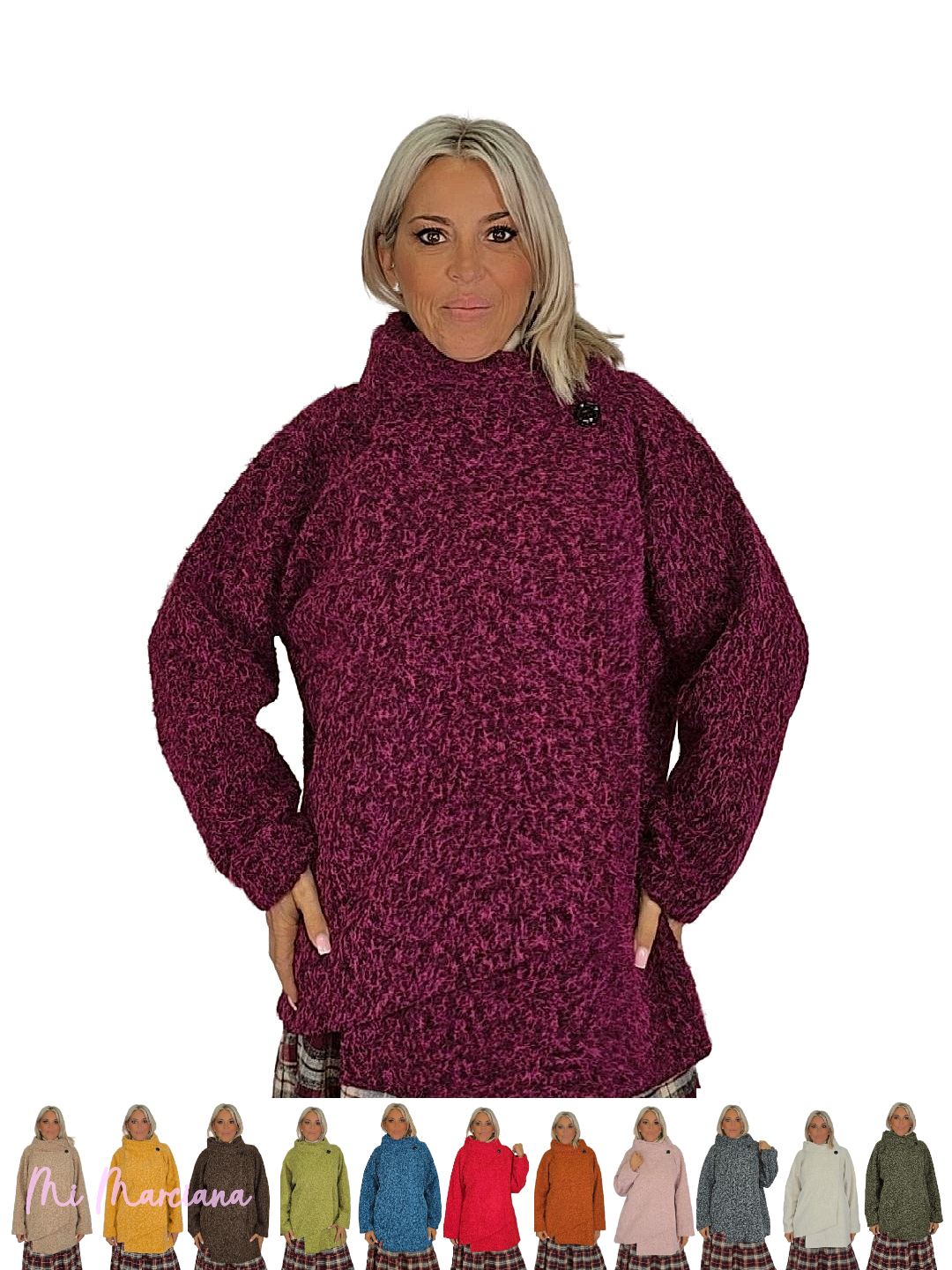 CHAQUETON CRUZADA LANA FLOCADA  JOT