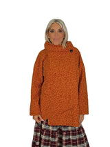 CHAQUETON CRUZADA LANA FLOCADA  JOT