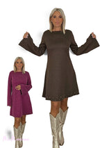 VESTIDO SINO COM TACHAS