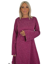 VESTIDO SINO COM TACHAS