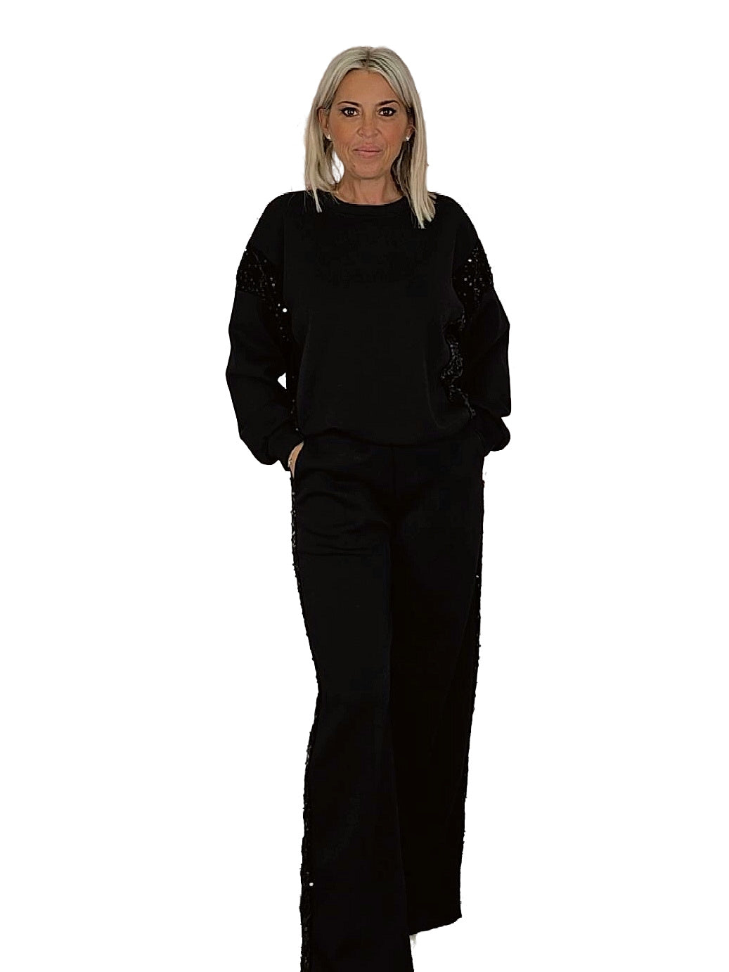 SUDADERA LENTEJUELAS