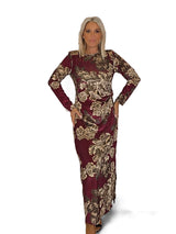 VESTIDO TERCIOPELO FLORES