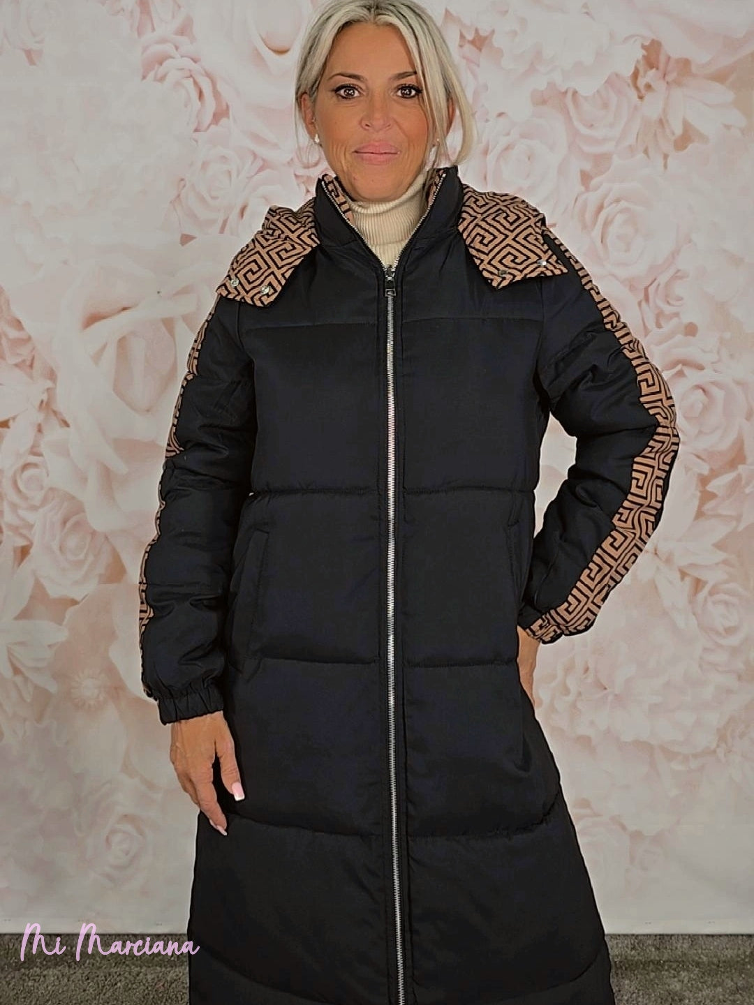 ABRIGO LARGO REVERSIBLE