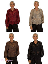 BLUSA SEMITRANSPARENTE REJILLA