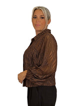 BLUSA SEMITRANSPARENTE REJILLA