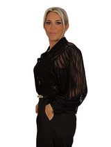 BLUSA SEMITRANSPARENTE REJILLA