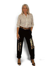 PANTALÓN BAGGY MICROPANA METALIZADO