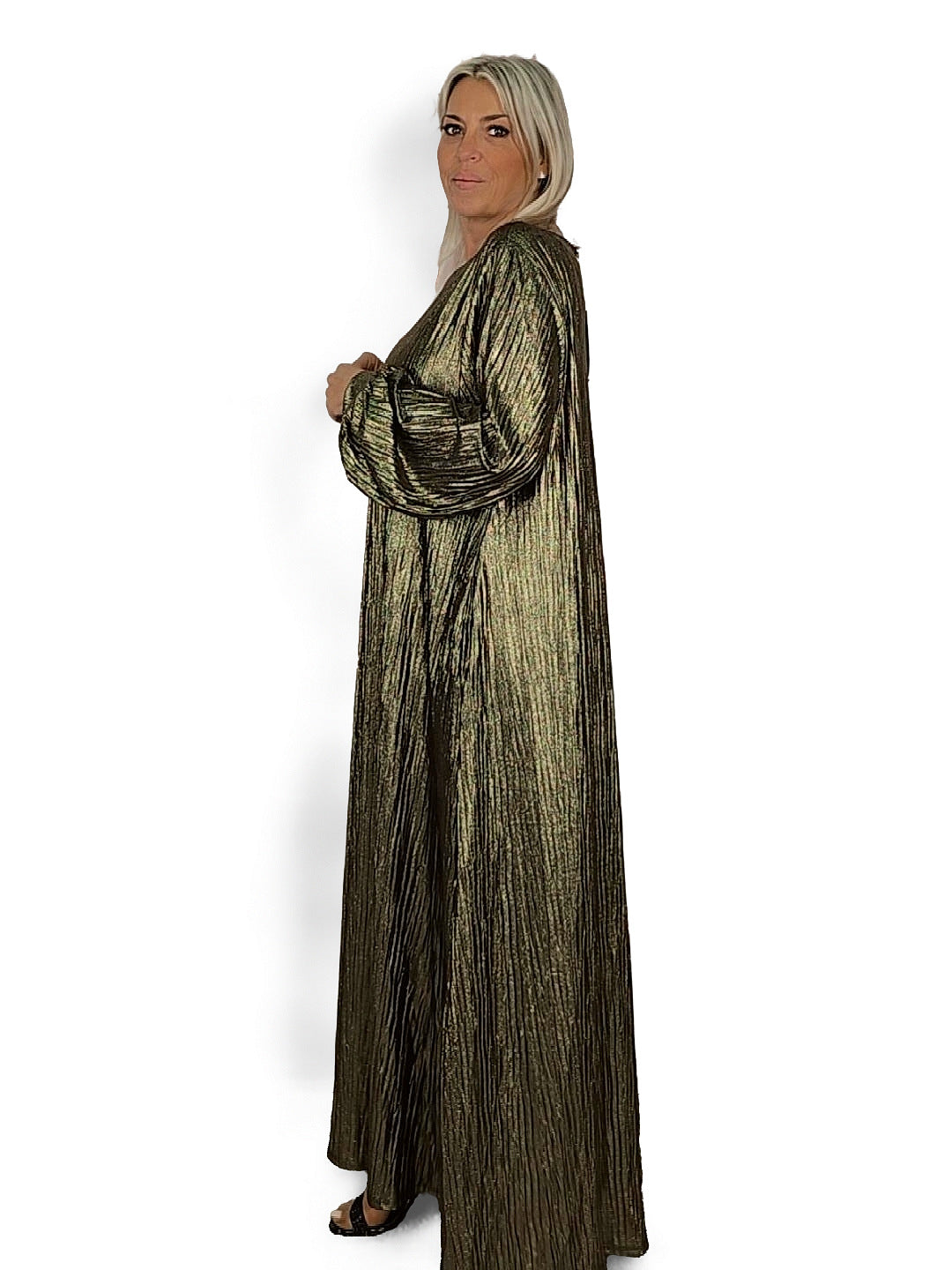 Robe fluide métallisée JOT