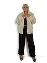 GIACCA IN ECOPELLE INTRECCIATA